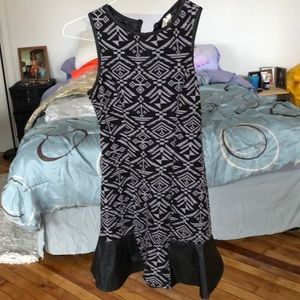 Black mini dress
